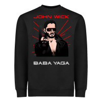 Black the baba yaga Heavyweight Sweatshirt - artisFamous