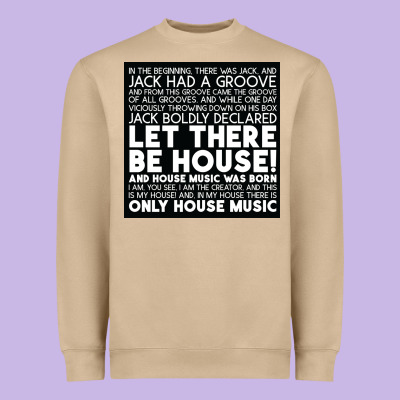 Let There Be House Music Heavyweight Sweatshirt Designed By Artisfamous