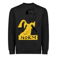 Black norm macdonald cartoon Heavyweight Sweatshirt - artisFamous