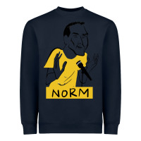 Navy norm macdonald cartoon Heavyweight Sweatshirt - artisFamous