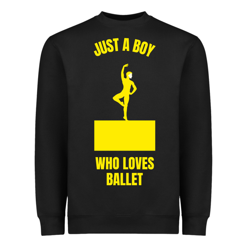 Just A Boy Who Loves Ballet Heavyweight Sweatshirt by artisFamous | Teevron