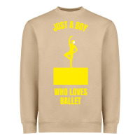 Mushroom just a boy who loves ballet Heavyweight Sweatshirt - artisFamous