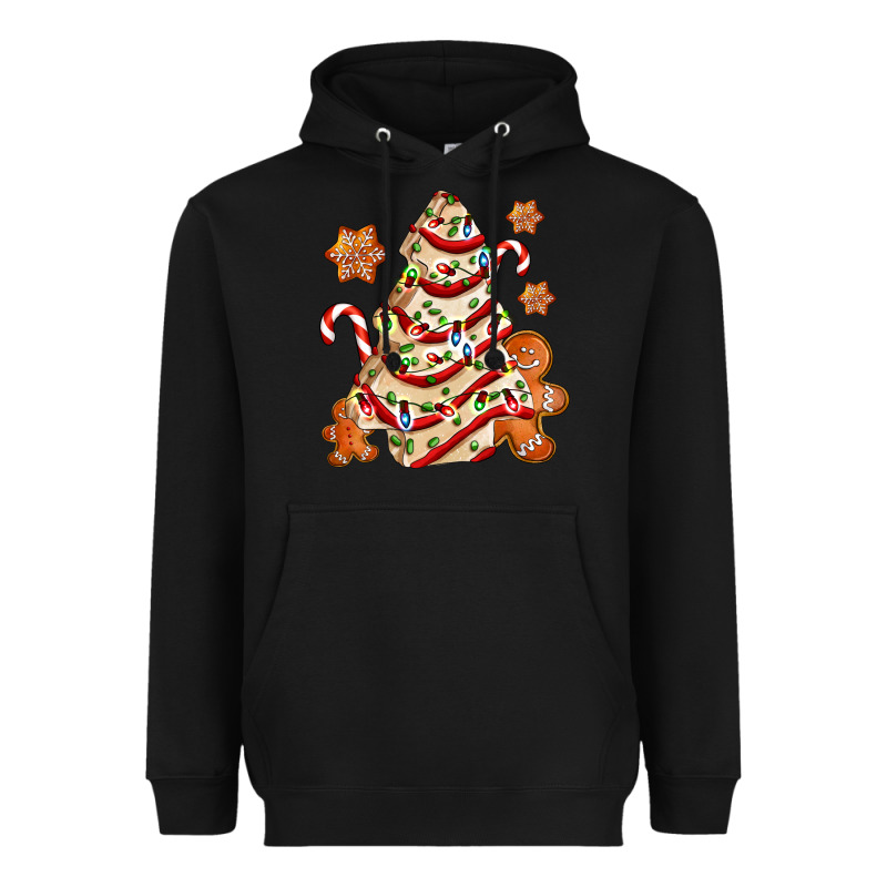 Christmas Tree Cake And Cookies Ado Heavyweight Hoodie by AdoDesignShop | Teevron