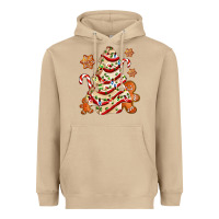 Mushroom christmas tree cake and cookies ado Heavyweight Hoodie - AdoDesignShop