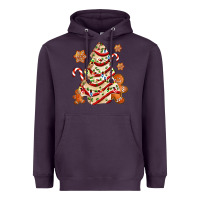 Plum christmas tree cake and cookies ado Heavyweight Hoodie - AdoDesignShop
