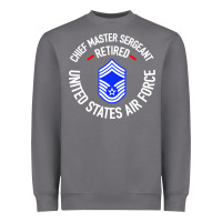 Chief Master Sergeant Retired Heavyweight Sweatshirt | Teevron