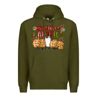 Army Green christmas calories dont count Premium Hoodie - CowhideDigitalArt