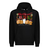 Black christmas calories dont count Premium Hoodie - CowhideDigitalArt
