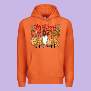 Christmas Calories Dont Count Premium Hoodie Designed By Cowhidedigitalart