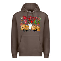 Coffee christmas calories dont count Premium Hoodie - CowhideDigitalArt
