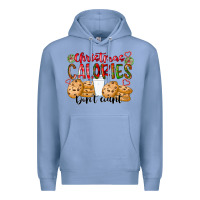 Colony Blue christmas calories dont count Premium Hoodie - CowhideDigitalArt