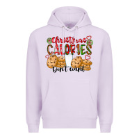 Lilac christmas calories dont count Premium Hoodie - CowhideDigitalArt