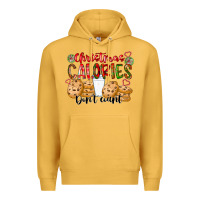 Mustard christmas calories dont count Premium Hoodie - CowhideDigitalArt
