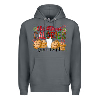 Rock christmas calories dont count Premium Hoodie - CowhideDigitalArt