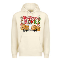 Sandshell christmas calories dont count Premium Hoodie - CowhideDigitalArt
