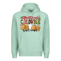 Seafoam christmas calories dont count Premium Hoodie - CowhideDigitalArt