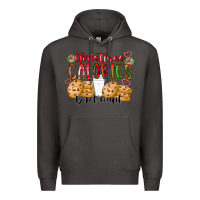 Smoke christmas calories dont count Premium Hoodie - CowhideDigitalArt