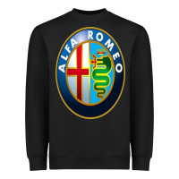 Black alfa racing big merch Heavyweight Sweatshirt - artisFamous