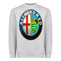 Heather Grey alfa racing big merch Heavyweight Sweatshirt - artisFamous