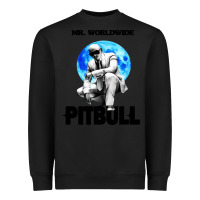 Black merch mr worldwide pit bull Heavyweight Sweatshirt - artisFamous
