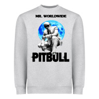 Heather Grey merch mr worldwide pit bull Heavyweight Sweatshirt - artisFamous