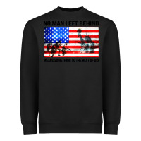 Black no man left behind means something to the rest of us Heavyweight Sweatshirt - artisFamous