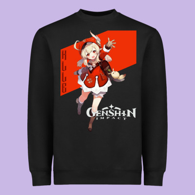 Genshin Impact Klee Heavyweight Sweatshirt Designed By Artisfamous