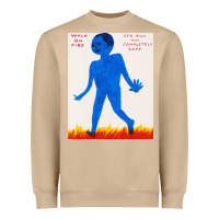 Mushroom walk davids on fire Heavyweight Sweatshirt - artisFamous