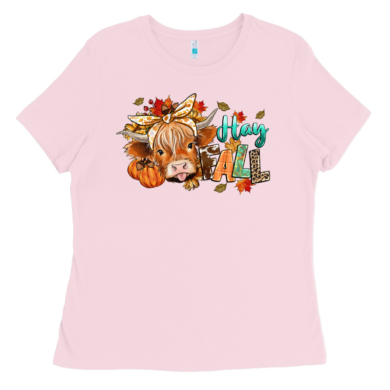 Hay Fall Ladies Tee by CowGirlArtShop | Teevron