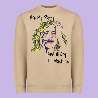 It's My Party And I'll Cry If I Want To Happy Christmas Heavyweight Sweatshirt Designed By Artisfamous