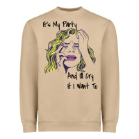 Mushroom It's My Party And I'll Cry If I Want To happy christmas Heavyweight Sweatshirt - artisFamous