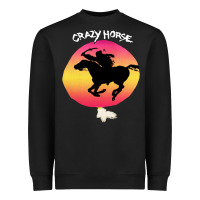 Black neil crazy horse Heavyweight Sweatshirt - artisFamous