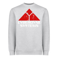 Heather Grey cyber dyne systems Heavyweight Sweatshirt - artisFamous