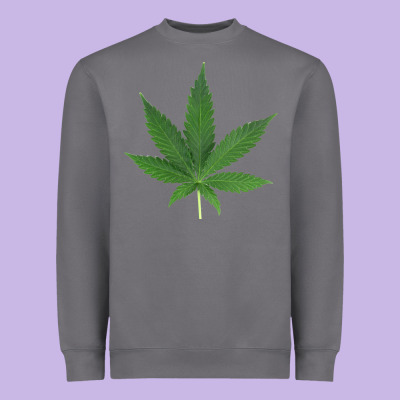 Weed Leaf Heavyweight Sweatshirt Designed By Artisfamous