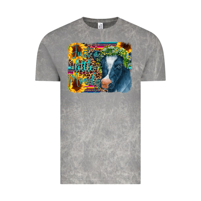 Cow Serape Just A Little Moody Vintage Tee by CowCowDesign | Teevron