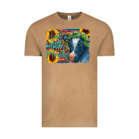 Vintage Camel Cow Serape Just a Little Moody Vintage Tee - CowCowDesign