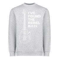 Heather Grey rebel bass Heavyweight Sweatshirt - artisFamous