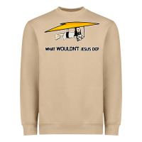 Mushroom what wouldnt jesus do Heavyweight Sweatshirt - artisFamous
