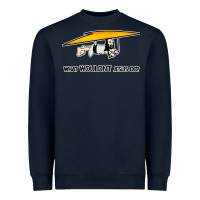 Navy what wouldnt jesus do Heavyweight Sweatshirt - artisFamous