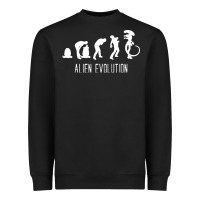 Black alien evolution Heavyweight Sweatshirt - artisFamous