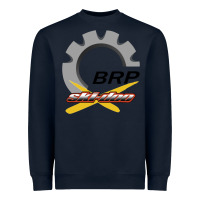 Navy brp ski doo Heavyweight Sweatshirt - artisFamous