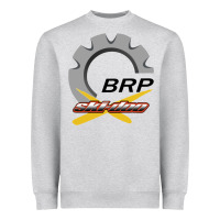 Heather Grey brp ski doo Heavyweight Sweatshirt - artisFamous