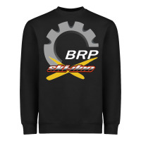 Black brp ski doo Heavyweight Sweatshirt - artisFamous