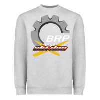 Heather Grey brp ski doo Heavyweight Sweatshirt - artisFamous