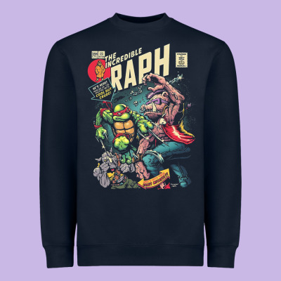 The Incredible Raph Heavyweight Sweatshirt Designed By Artisfamous