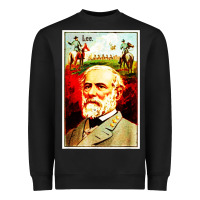 Black lee Confederate General Heavyweight Sweatshirt - artisFamous