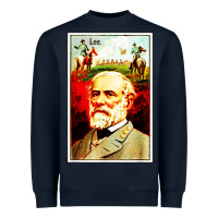 Navy lee Confederate General Heavyweight Sweatshirt - artisFamous