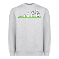 Heather Grey lego Heavyweight Sweatshirt - artisFamous