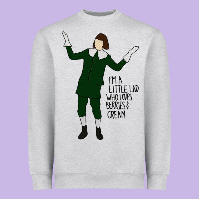 Berries And Cream Heavyweight Sweatshirt Designed By Artisfamous