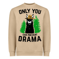 Mushroom only you can prevent drama llama Heavyweight Sweatshirt - artisFamous